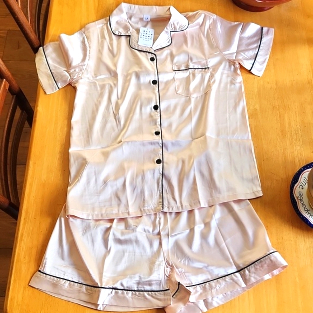 Satin pajama set